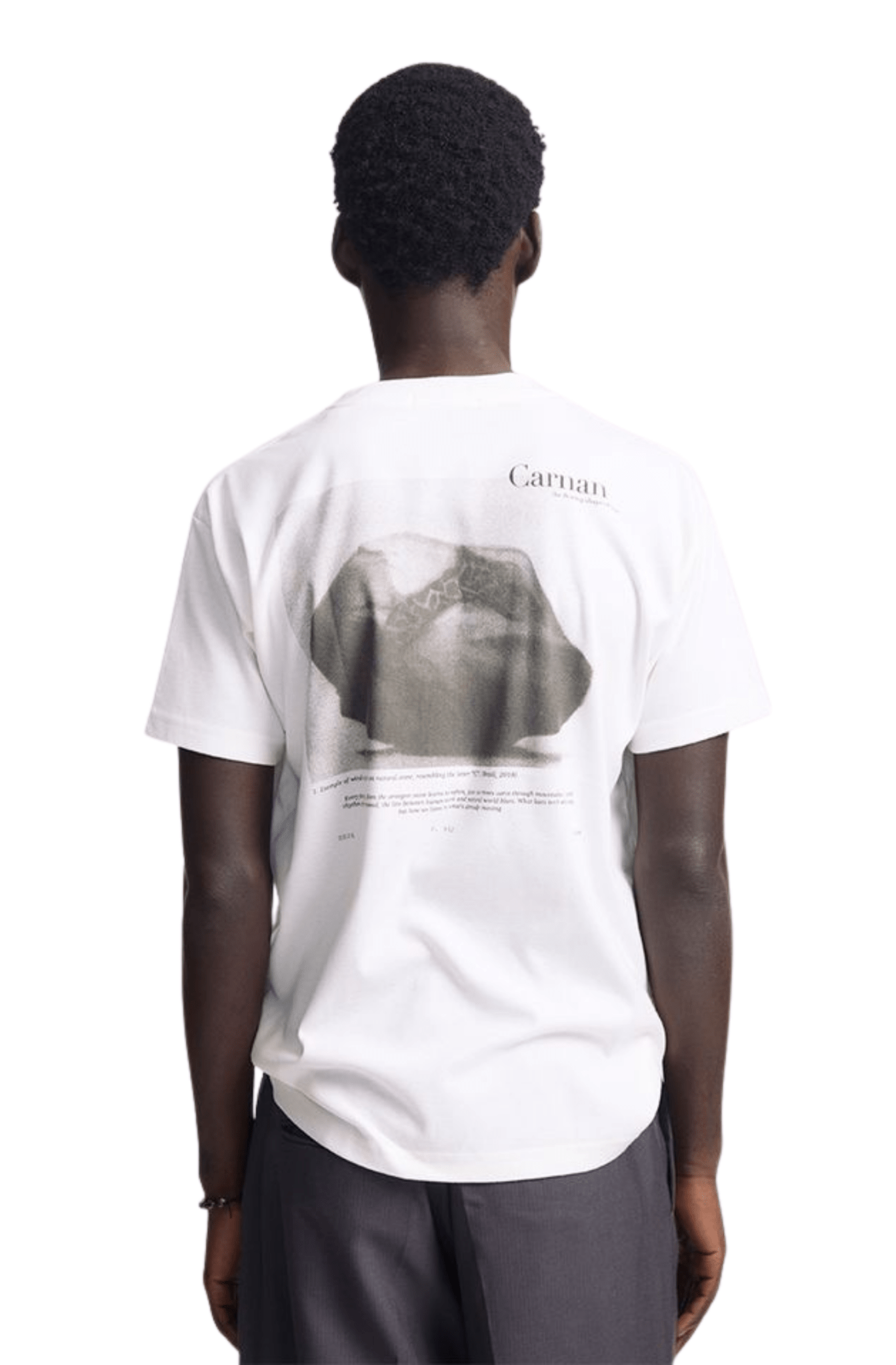 Camiseta CARNAN Stone Heavy T-shirt Off - White - NewSkull