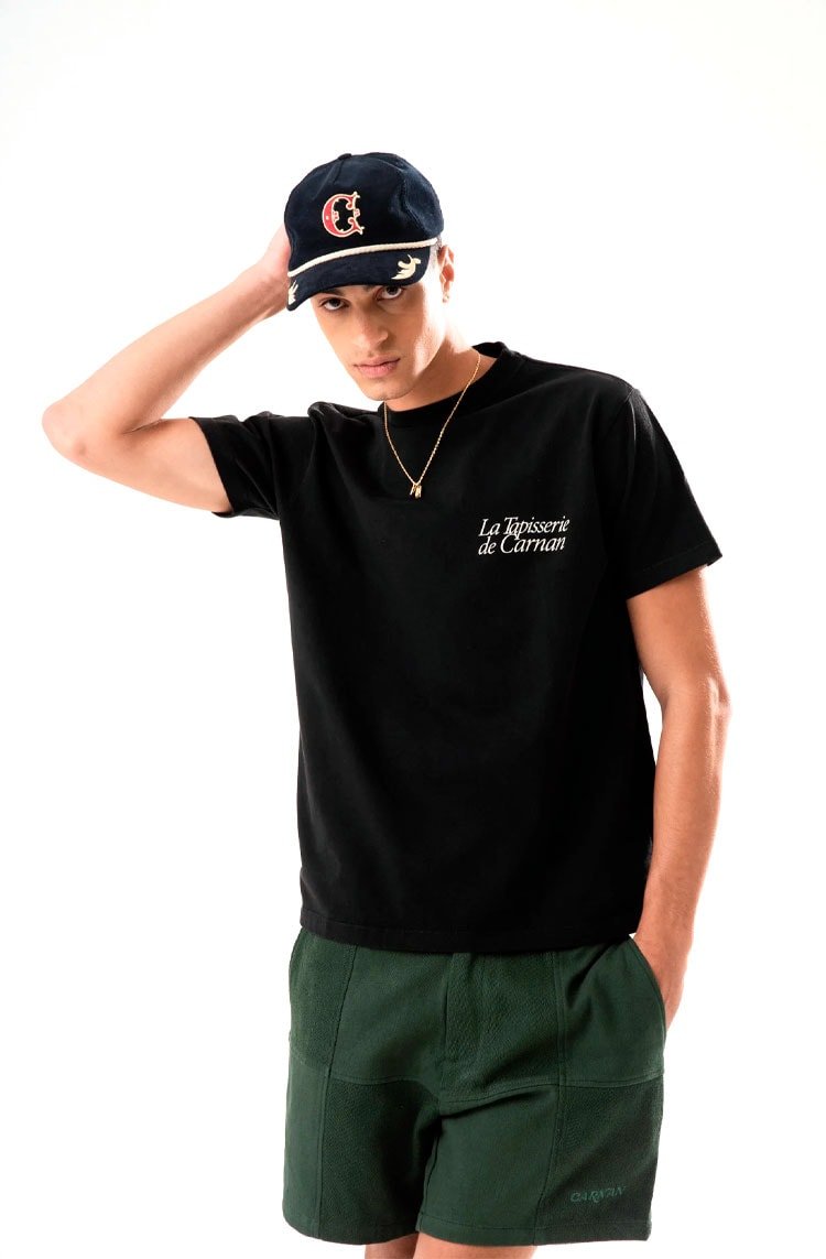 Camiseta CARNAN Tapisserie T-shirt Preto - NewSkull