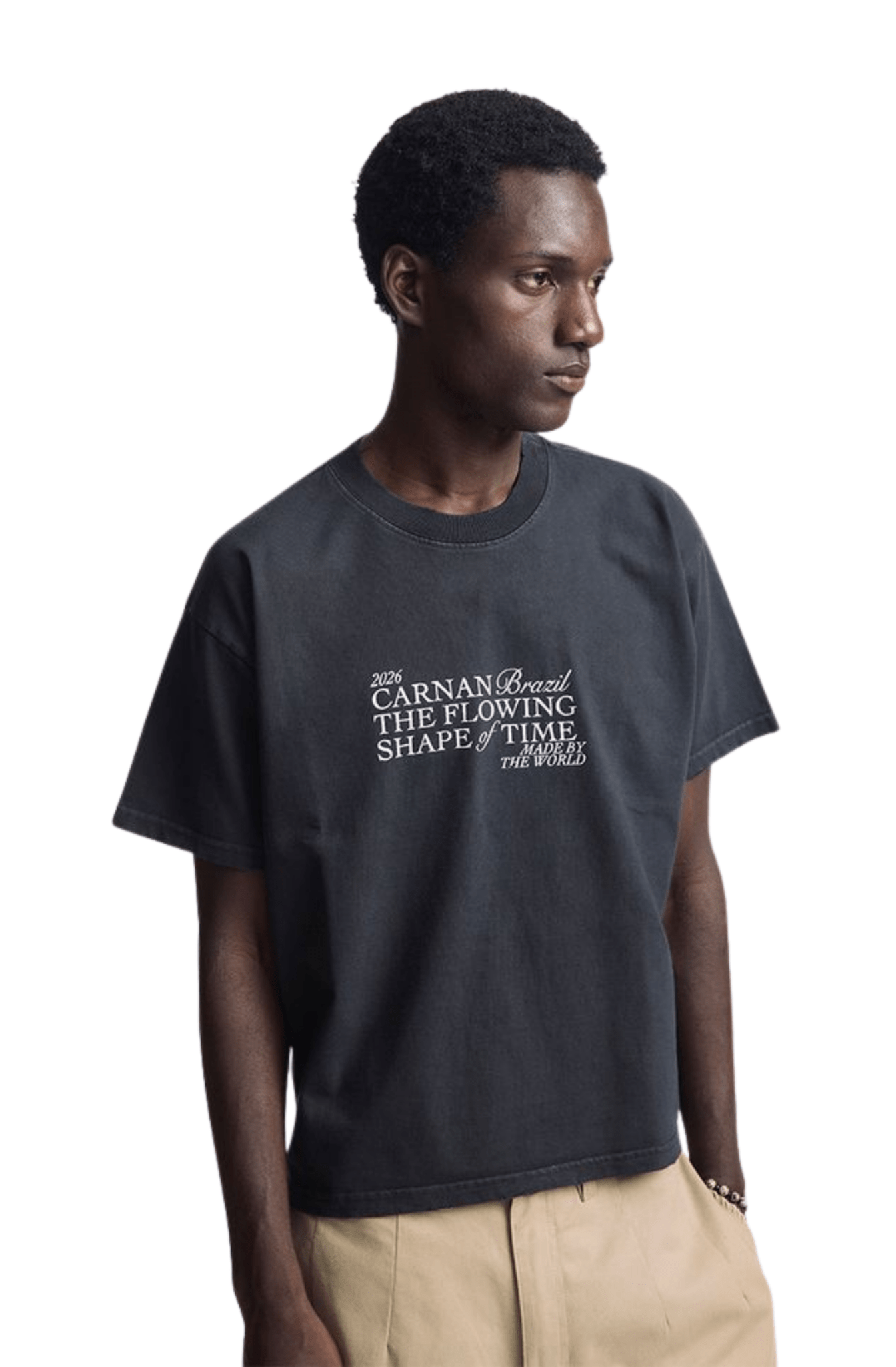 Camiseta CARNAN Title Boxy T-shirt Preto - NewSkull