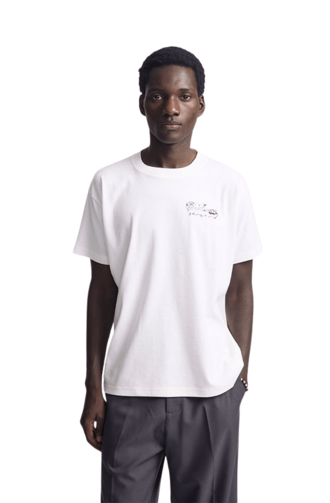 Camiseta CARNAN Wind Heavy T-shirt Off - White - NewSkull