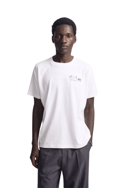 Camiseta CARNAN Wind Heavy T-shirt Off - White - NewSkull