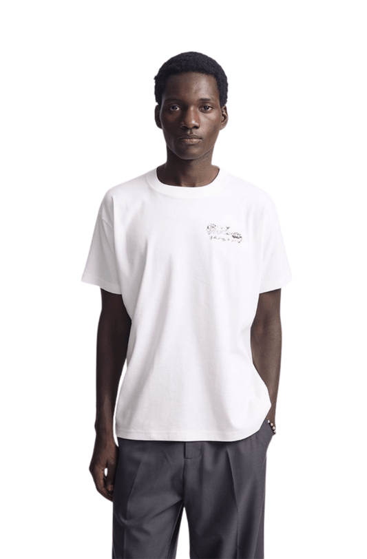 Camiseta CARNAN Wind Heavy T-shirt Off - White - NewSkull