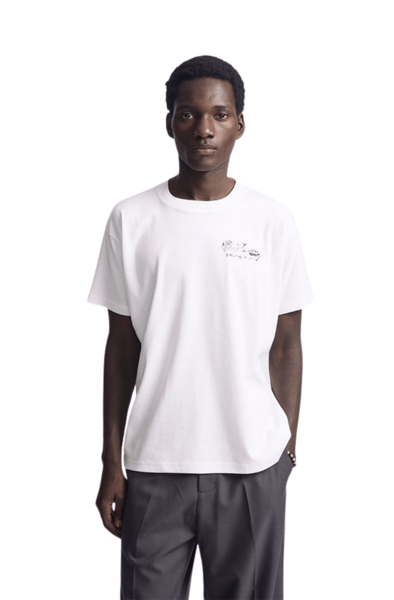 Camiseta CARNAN Wind Heavy T-shirt Off-White - NewSkull