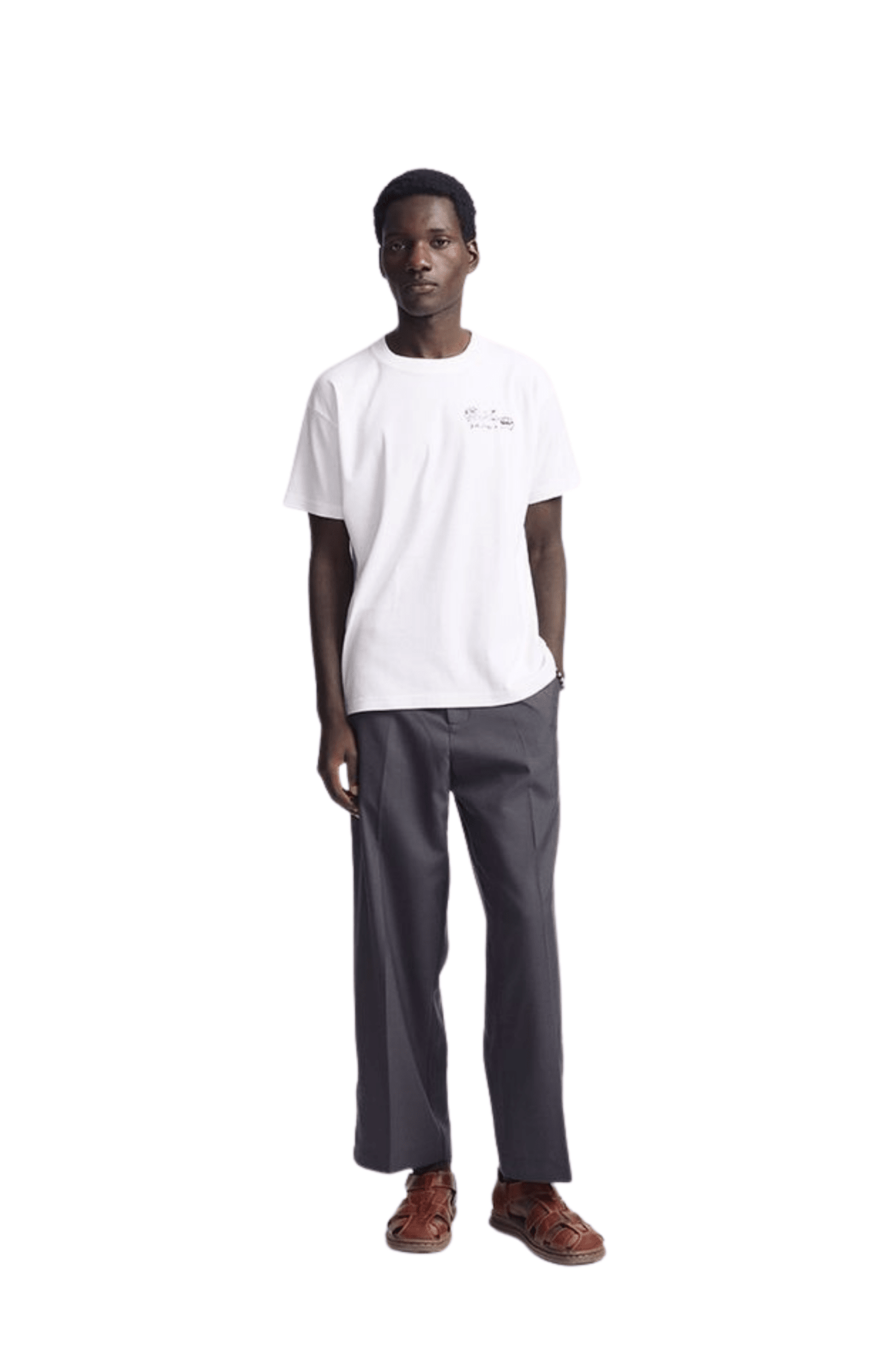 Camiseta CARNAN Wind Heavy T-shirt Off-White - NewSkull