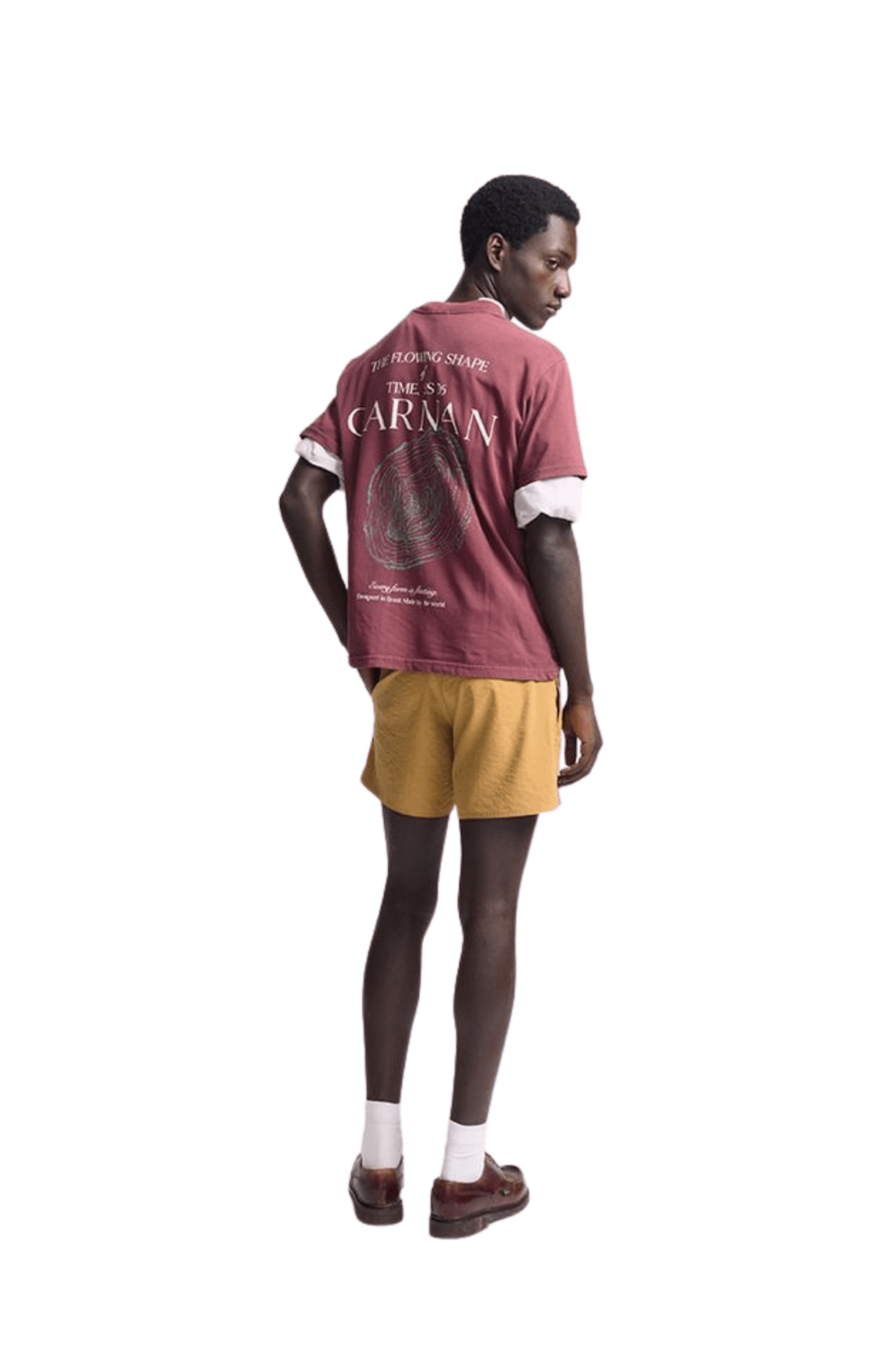 Camiseta CARNAN Wood T-shirt Marrom - NewSkull