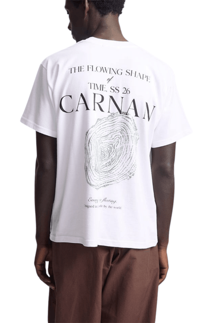 Camiseta CARNAN Wood T-shirt Off - White - NewSkull