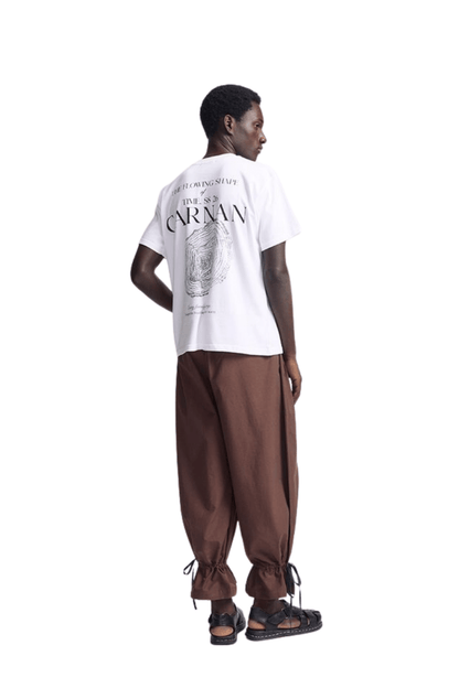 Camiseta CARNAN Wood T-shirt Off - White - NewSkull
