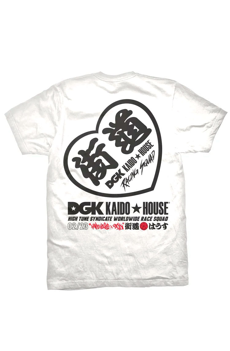 Camiseta DGK x KAIDO House Konbini Branco - NewSkull