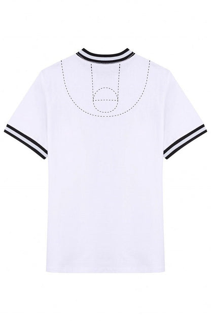 Camiseta Dystom Approve X NBA Bulls Branco/Vermelho - NewSkull
