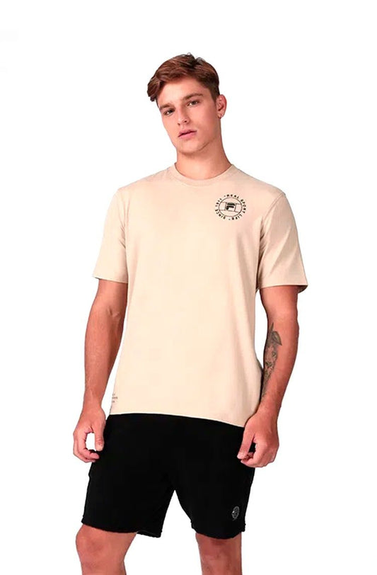 Camiseta Fila CG Masculina Marrom - NewSkull