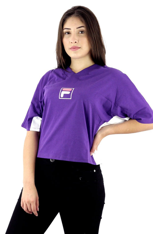 Camiseta FILA Easy FBox Feminina Roxa - NewSkull