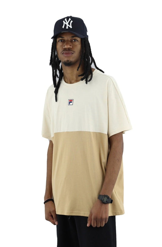 Camiseta FILA Flag Bege/Creme - NewSkull