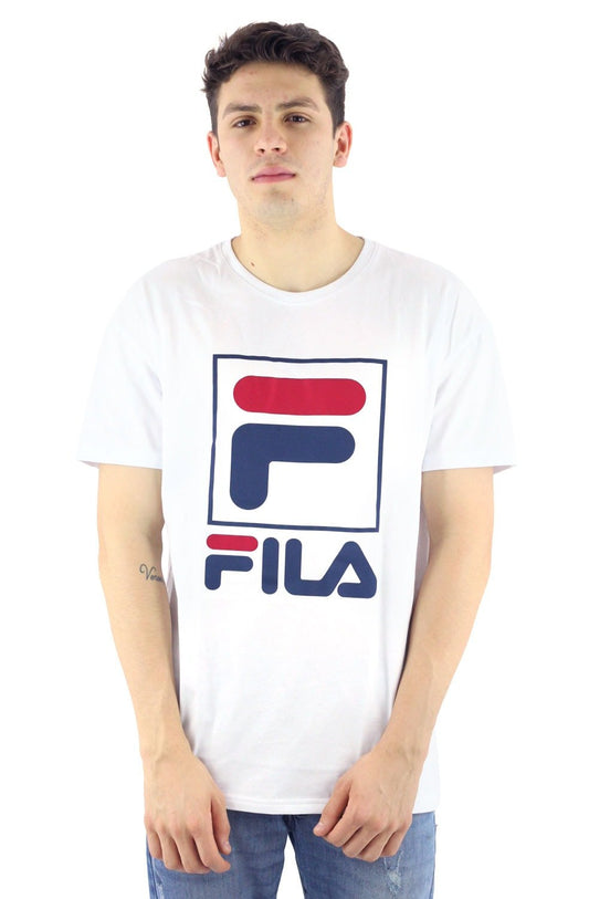 Camiseta FILA Stack New Branca - NewSkull