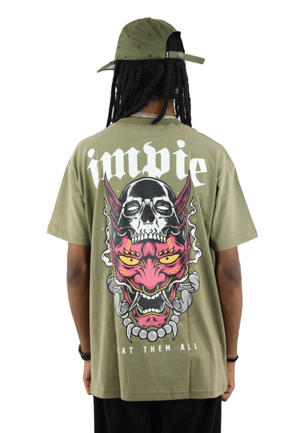 Camiseta Impie Beat Them All Verde - NewSkull