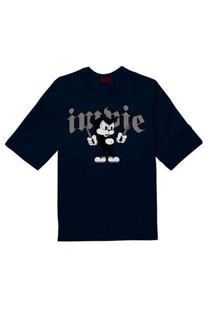 Camiseta Impie Cartoon Azul Marinho - NewSkull