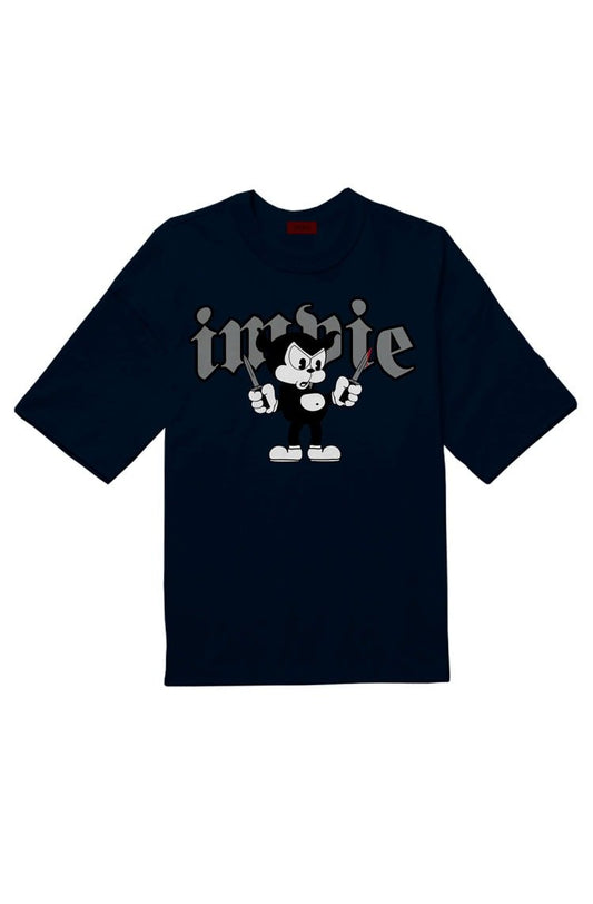 Camiseta Impie Cartoon Azul Marinho - NewSkull