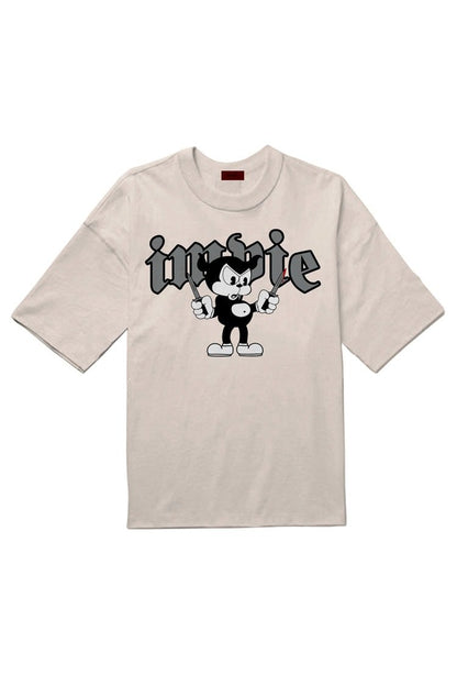 Camiseta Impie Cartoon Off White - NewSkull