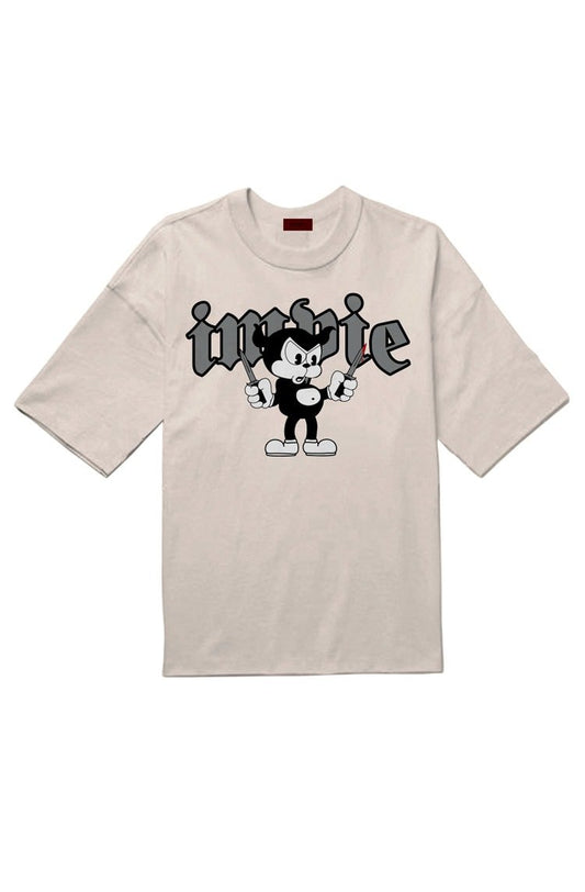 Camiseta Impie Cartoon Off White - NewSkull