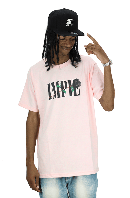 Camiseta Impie Clothing Dark Rose Rosa - NewSkull