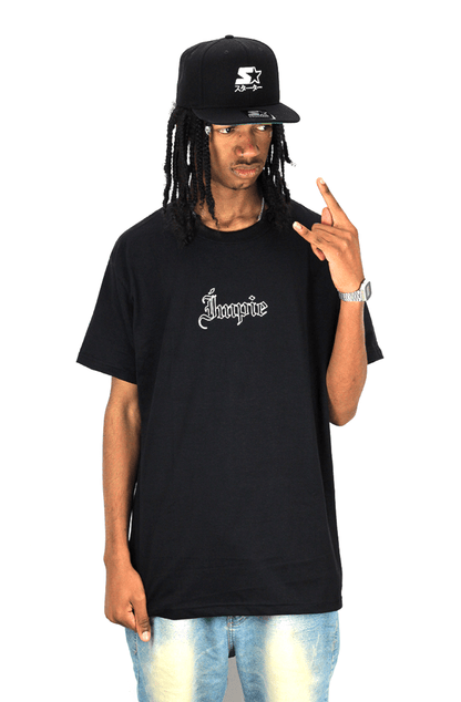 Camiseta Impie Clothing Neon Rose Preta - NewSkull