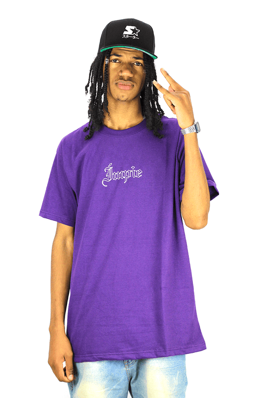 Camiseta Impie Clothing Neon Rose Roxa - NewSkull