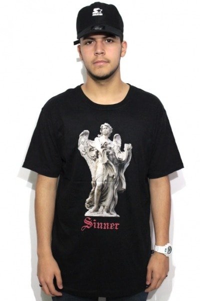 Camiseta Impie Clothing Sinner Preta - NewSkull