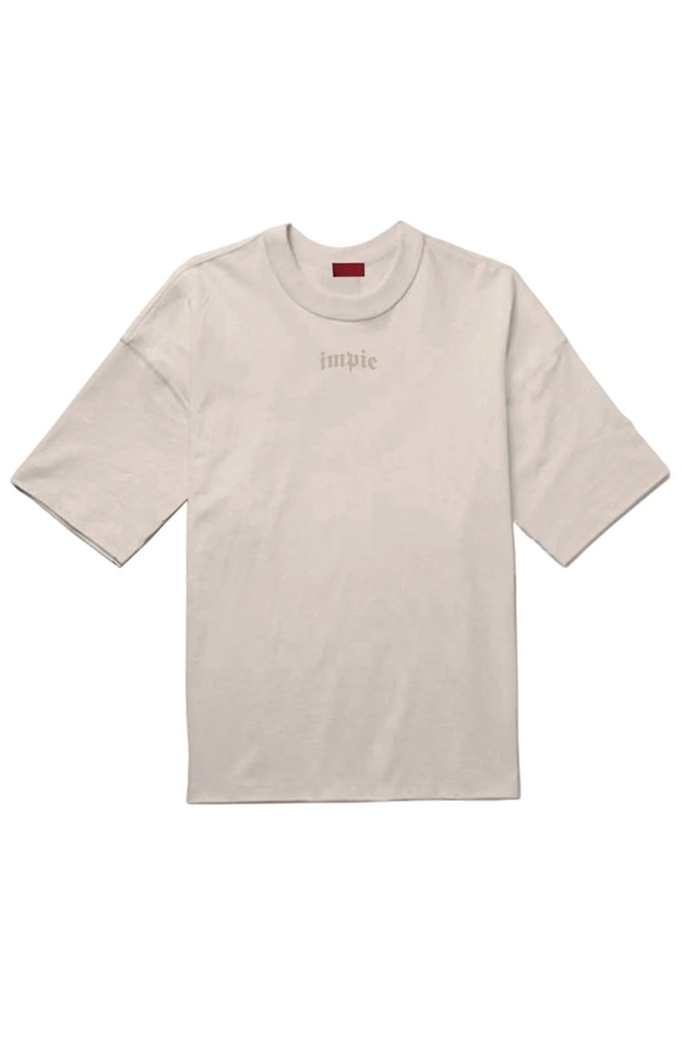 Camiseta Impie Embroidered Logo Off White - NewSkull