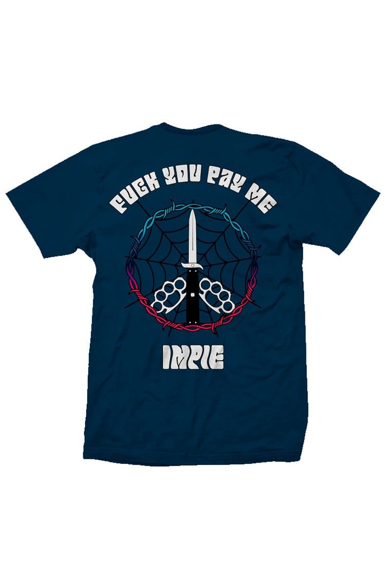 Camiseta Impie Fypm Azul/Branco - NewSkull