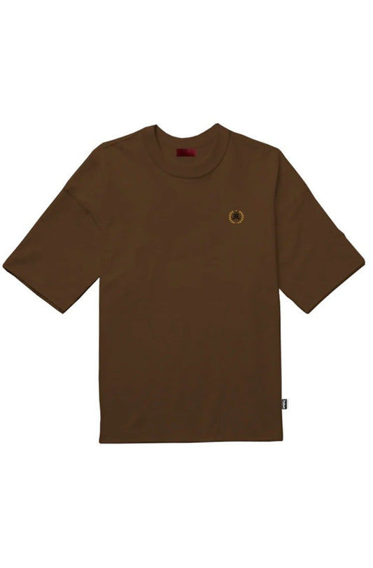 Camiseta Impie Laurel Marrom - NewSkull