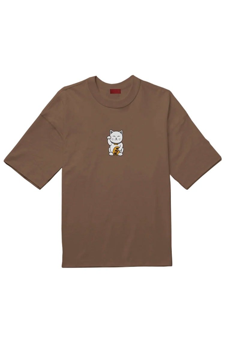 Camiseta Impie Maneki Marrom - NewSkull