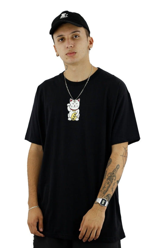 Camiseta Impie Maneki Preta - NewSkull
