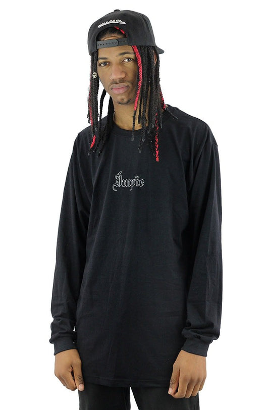 Camiseta IMPIE Manga Longa Outline 3m Preta - NewSkull