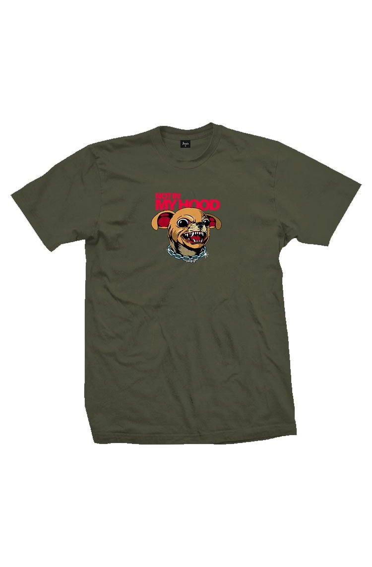 Camiseta Impie Not In My Hood Verde - NewSkull