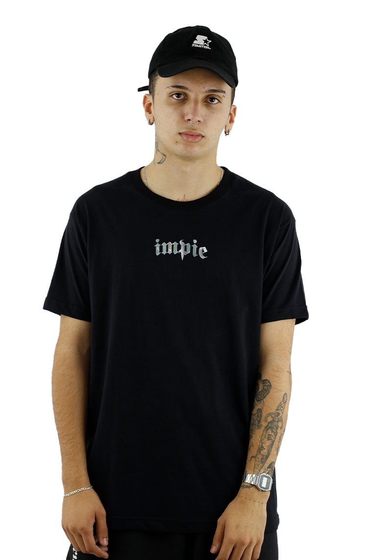 Camiseta Impie Oil Logo Preta - NewSkull