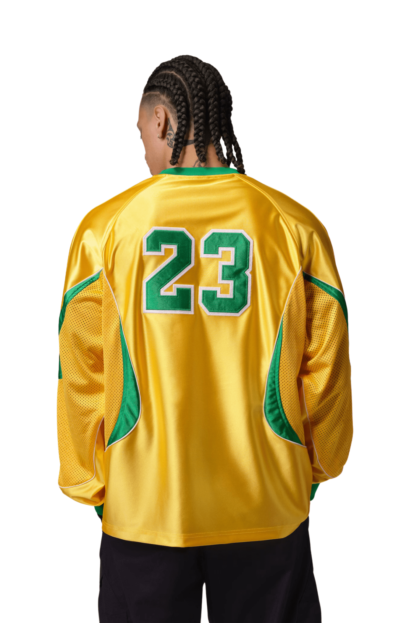 Camiseta Jordan Brasil Manga Longa Goalie Amarelo/Verde - NewSkull