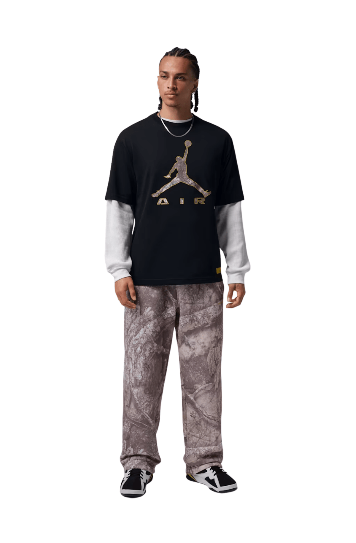 Camiseta Jordan Brooklyn Realtree Preto - NewSkull