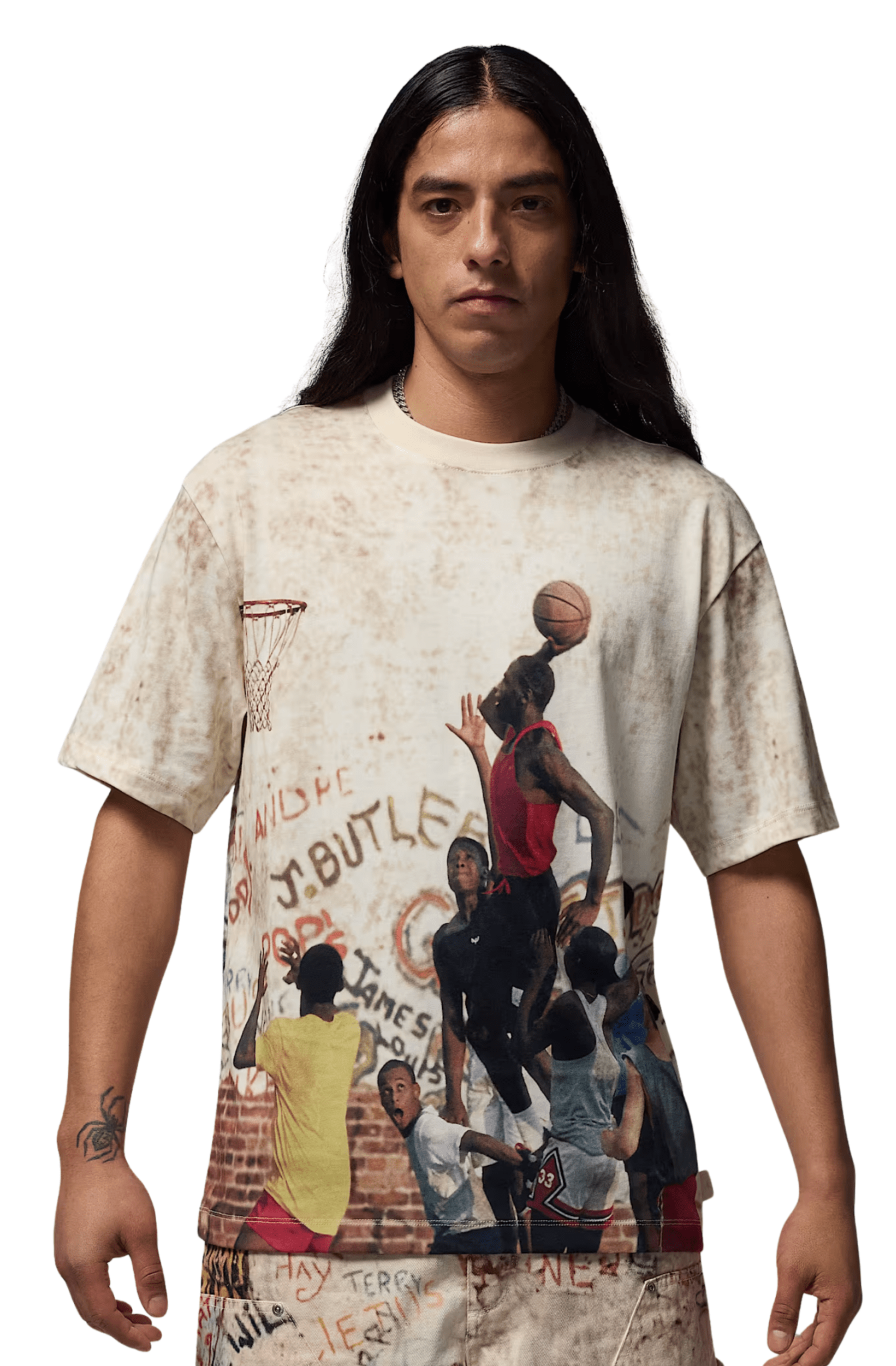 Camiseta Jordan Crew 85 Masculino Branco - NewSkull