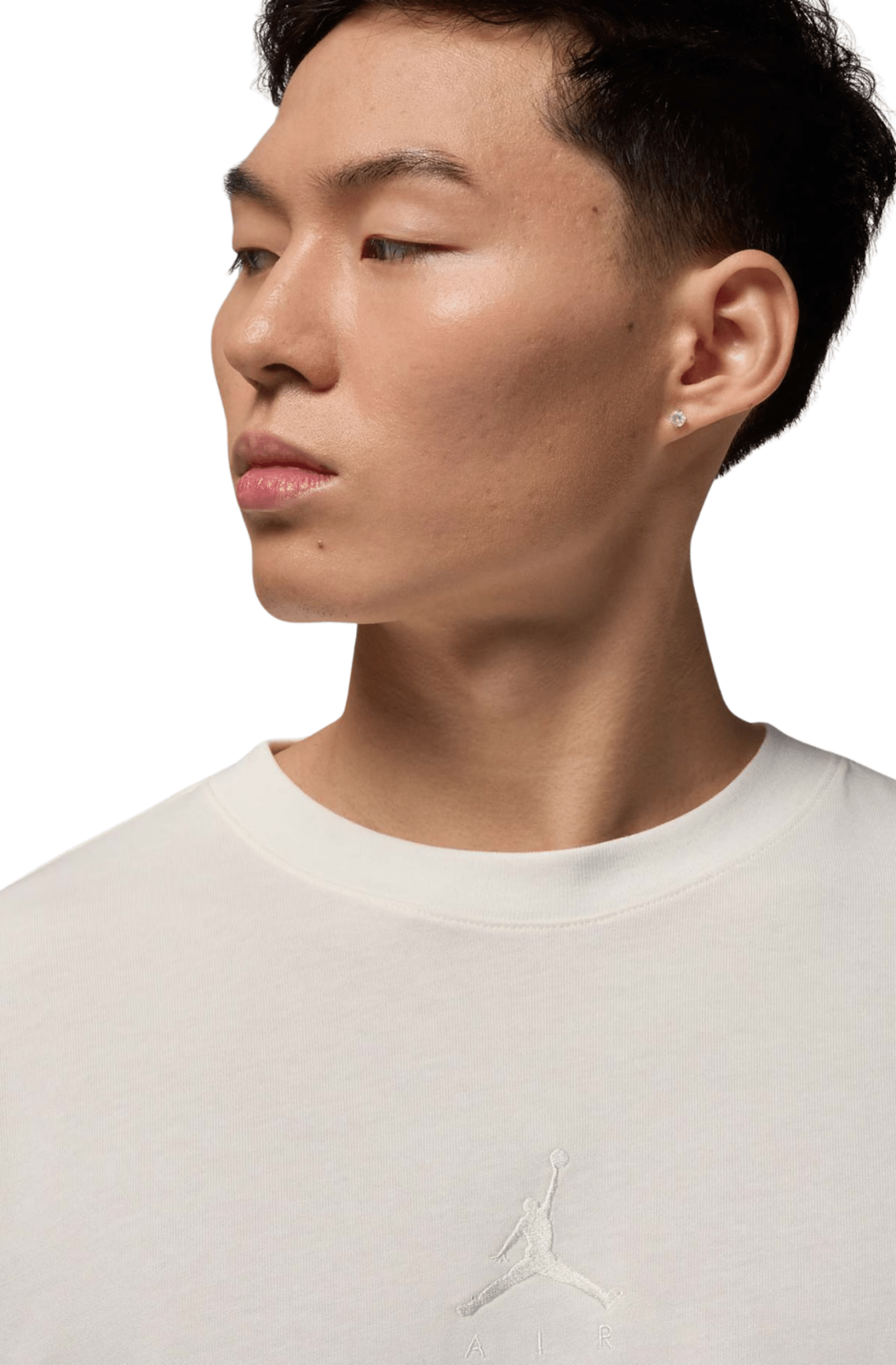 Camiseta Jordan Essential Crew Masculino Bege - NewSkull