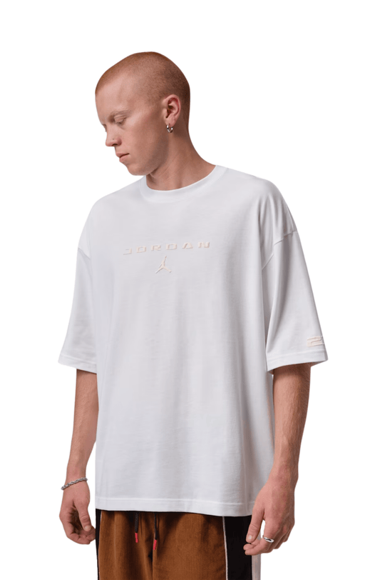 Camiseta Jordan Flight Oversized Branco - NewSkull