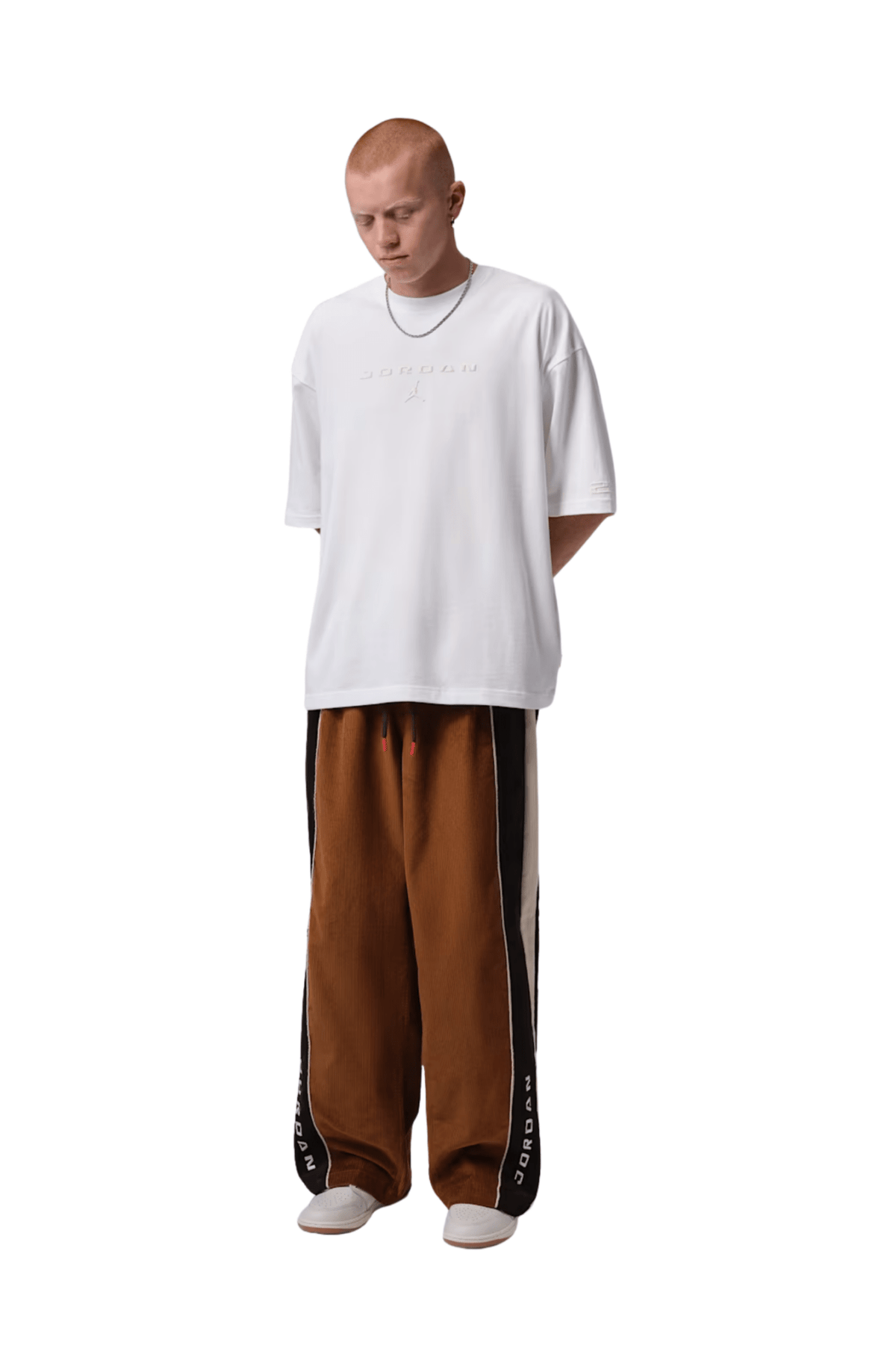 Camiseta Jordan Flight Oversized Branco - NewSkull
