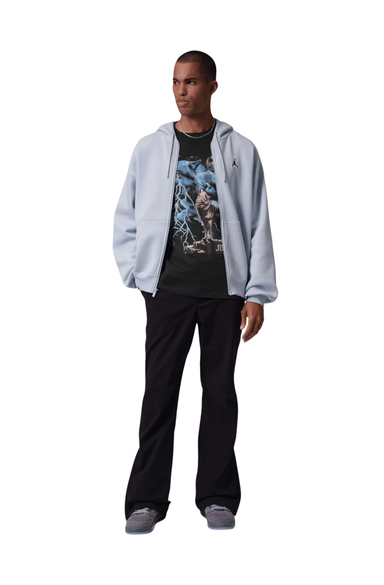 Camiseta Jordan Howl Graphic Preto - NewSkull