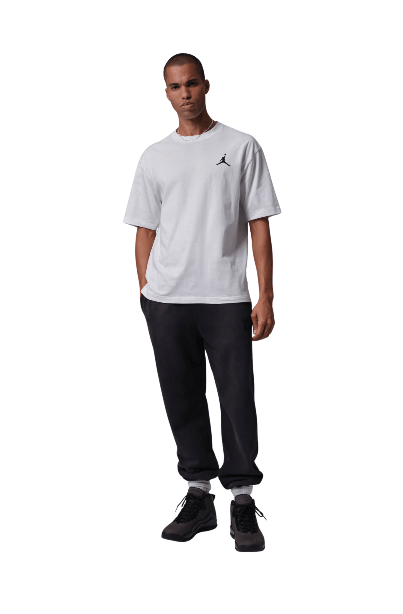 Camiseta Jordan Jumpman Crew Masculino Branco - NewSkull