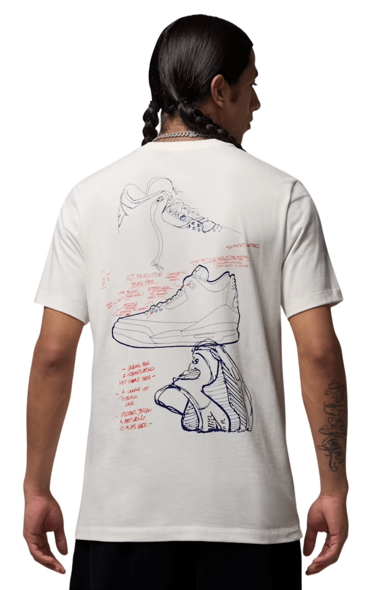 Camiseta Jordan Rare Air Crew Masculino Branco - NewSkull