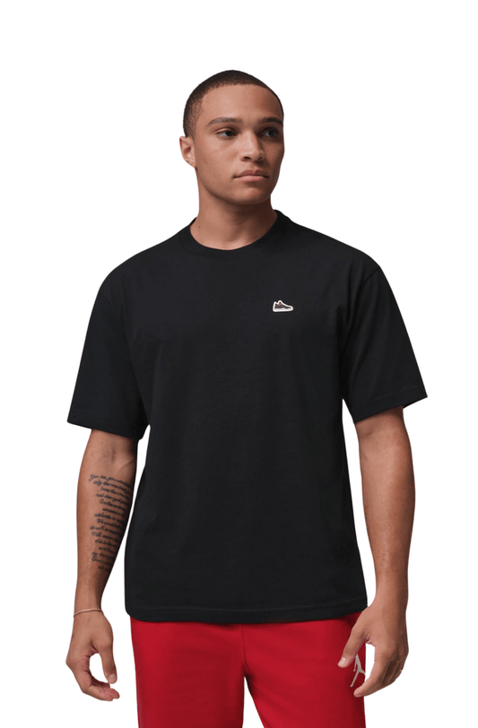 Camiseta Jordan Sneaker Patch Preto - NewSkull