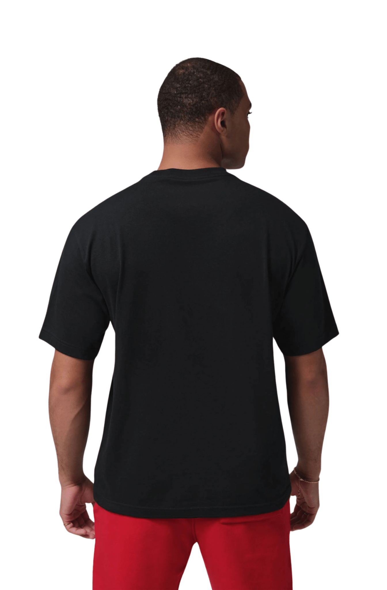 Camiseta Jordan Sneaker Patch Preto - NewSkull