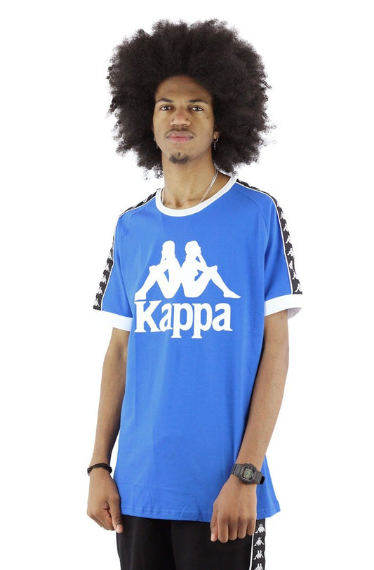 Camiseta Kappa Authentic Logo Azul - NewSkull