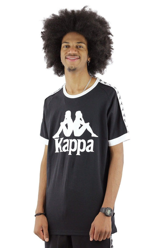 Camiseta Kappa Authentic Logo Preta - NewSkull