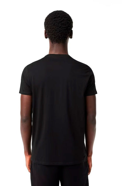 Camiseta Lacoste Masculina Algodão Pima Preto - NewSkull