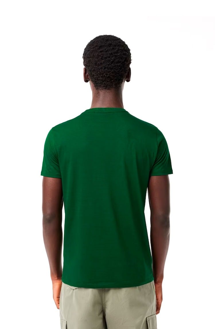 Camiseta Lacoste Masculino Algodão Pima Verde - NewSkull