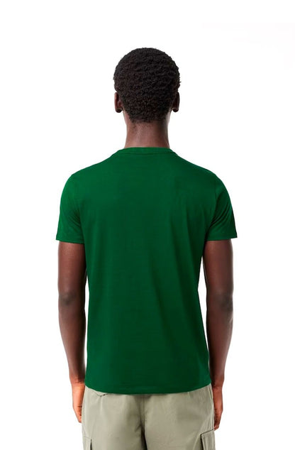 Camiseta Lacoste Masculino Algodão Pima Verde - NewSkull